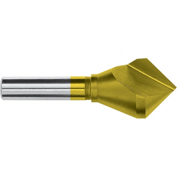 5/8″ Head Diam, 3/8″ Shank Diam, 82° Cobalt Countersink 2-1/4″ OAL, Single End, Straight Shank, Right Hand Cut