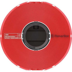 MakerBot - 3D Printer Consumables Material: ABS Color: Red - Caliber Tooling