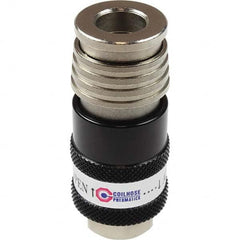 Coilhose Pneumatics - Pneumatic Hose Fittings & Couplings Type: Safety Coupler Thread Size: 0.375 - Caliber Tooling