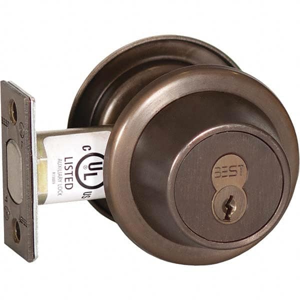 Deadbolts; Type: Double Cylinder; Door Thickness Range: 1-3/4-2; Lock Type: Double Cylinder; Finish/Coating: Antique Bronze; Oil Rubbed Bronze; Hand Orientation: Non-Handed; Lock Override: Key; Cylinder: 6 or 7 Pin; Additional Information: Core Not Includ