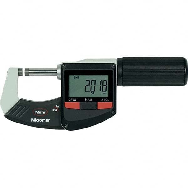 Mahr - Electronic Outside Micrometers Type: Standard Minimum Measurement (Decimal Inch): 0.0000 - Caliber Tooling