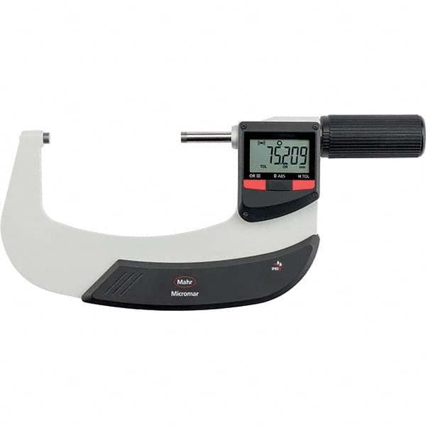 Mahr - Electronic Outside Micrometers Type: Standard Minimum Measurement (Decimal Inch): 3.0000 - Caliber Tooling