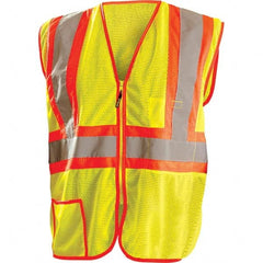 OccuNomix - Size XL Hi-Vis Yellow Mesh General Purpose High Visibility Vest - Caliber Tooling