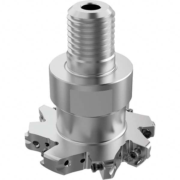 Seco - Combimaster Connection, 12mm Cutting Width, 14.9mm Depth of Cut, 63mm Cutter Diam, 8 Tooth Indexable Slotting Cutter - Caliber Tooling