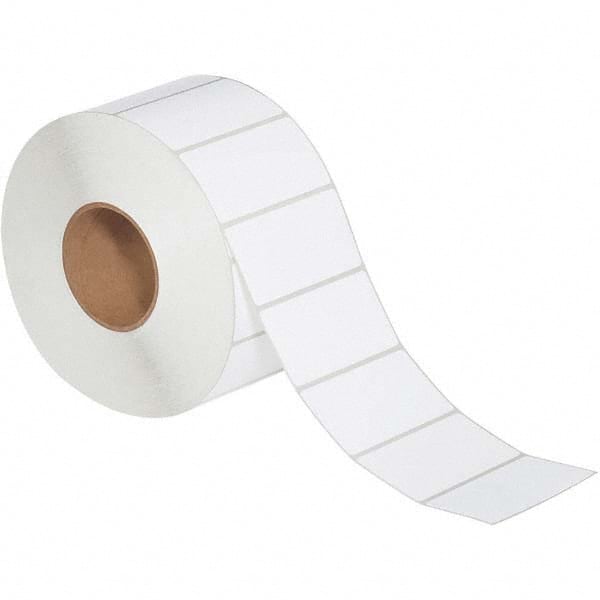 Value Collection - Pack of 4 Rolls, 3,000 Labels per Roll, 4" x 2" White Topcoated Facestock Thermal Labels - Caliber Tooling