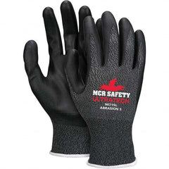 MCR Safety - Size M, ANSI Cut Lvl 2, ANSI Puncture Lvl 2, ANSI Abrasion Lvl 3, Foam Nitrile Coated Cut & Puncture Resistant Gloves - Caliber Tooling