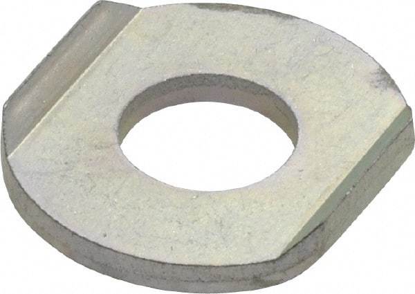 De-Sta-Co - Zinc Plated, Carbon Steel, Flanged Washer for 1/2" Diam Clamp Spindle - 1/2-13 Thread, 0.53" Hole Diam, 1.26" Overall Diam, 0.91" Between Flanges - Caliber Tooling