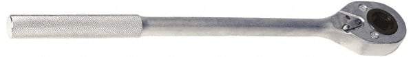 Proto - 3/4" Drive Pear Head Female Drive Ratchet - Chrome Finish, 20" OAL, 24 Gear Teeth, Standard Head - Caliber Tooling