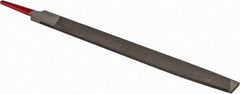 Simonds File - 10" Long, Second Cut, Mill American-Pattern File - Single Cut, Tang - Caliber Tooling