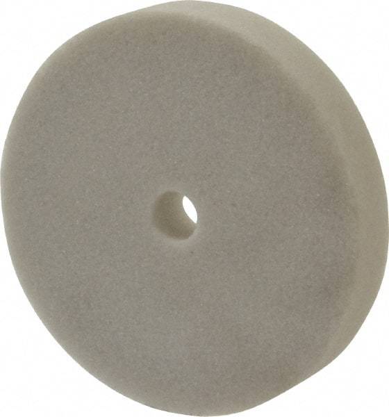 Norton - 60 Grit Aluminum Oxide Type 1 Internal Grinding Wheel - 3" Diam x 3/8" Hole x 1/2" Thick, 10,825 Max RPM, Type 1 Medium Grade, J Hardness, Vitrified Bond, No Recess - Caliber Tooling