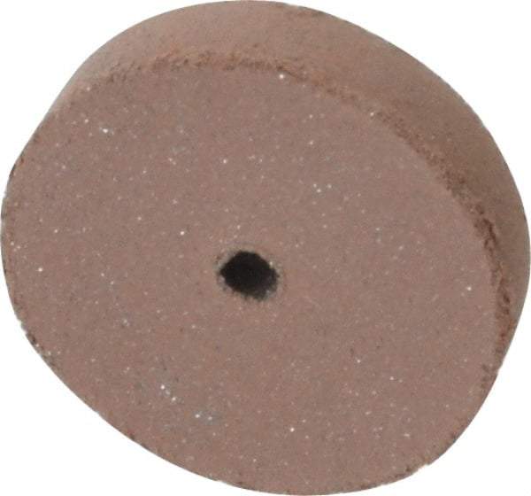 Cratex - 5/8" Diam x 1/16" Hole x 1/8" Thick, Surface Grinding Wheel - Silicon Carbide, Fine Grade, 25,000 Max RPM, Rubber Bond, No Recess - Caliber Tooling