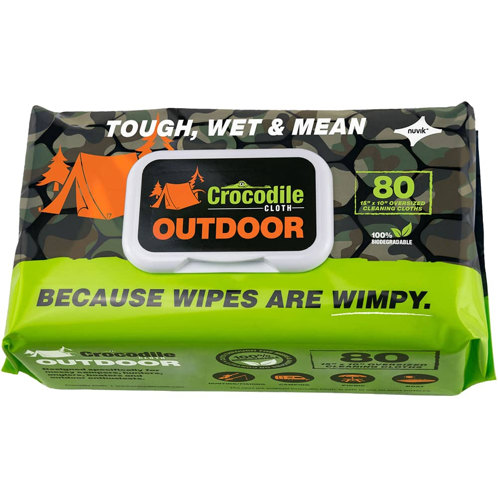 Crocodile Cloth - Wipes Type: General Purpose Style: Pre-Moistened; Flat Fold - Caliber Tooling