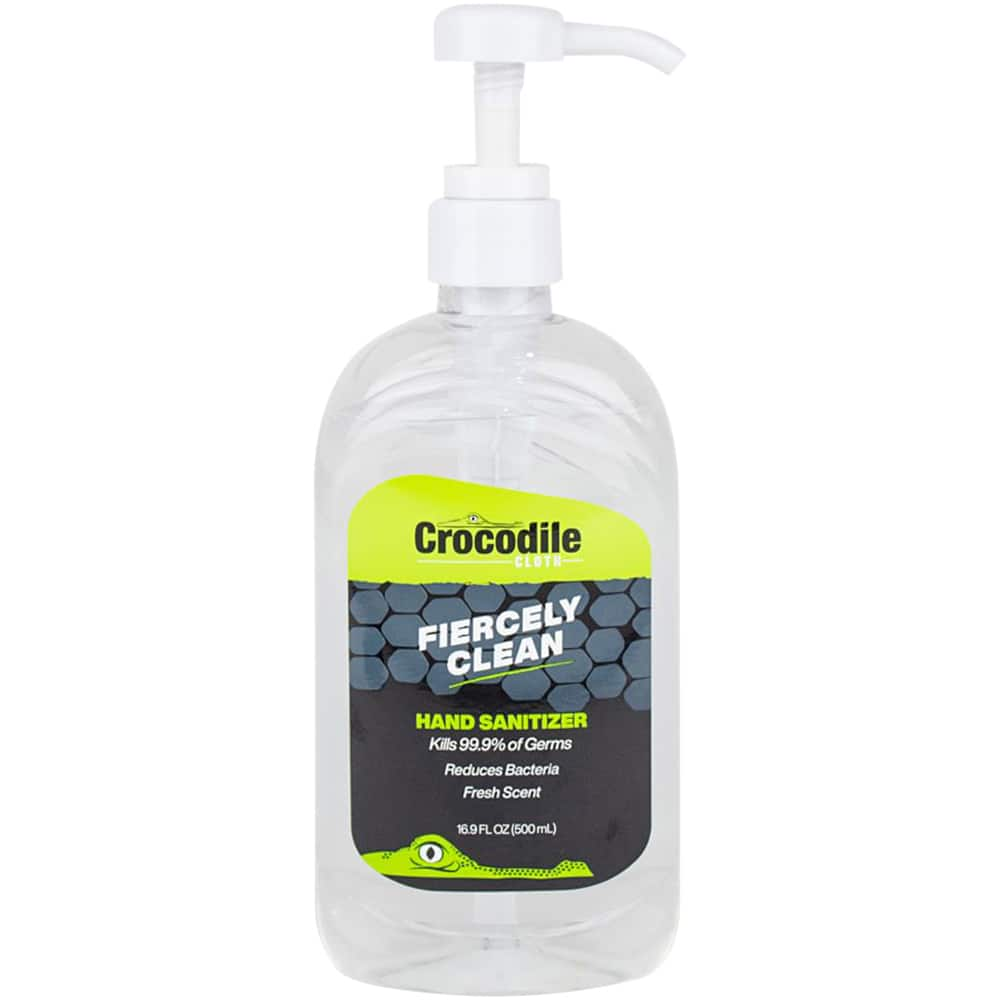 Crocodile Cloth - 16.9 oz. Pump Bottle Gel Hand Sanitizer - Caliber Tooling