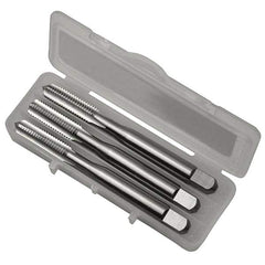 Greenfield Threading - Tap Sets Thread Size: 1/4-28 Number of Flutes: 4 - Caliber Tooling