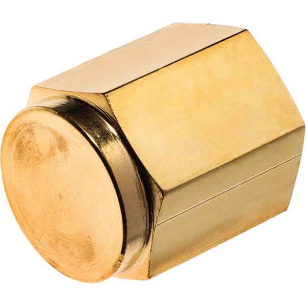 USA Sealing - 3/4" Brass Pipe Hex Cap - Caliber Tooling