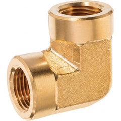 USA Sealing - 1/2" Brass Pipe 90° Elbow - Caliber Tooling