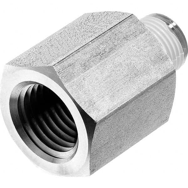 USA Sealing - 3/8 x 1/8" 316 Stainless Steel Pipe Reducing Adapter - Caliber Tooling