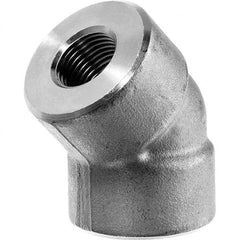 USA Sealing - 1/4" 304 Stainless Steel Pipe 45° Elbow - Caliber Tooling