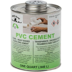 Black Swan - 1 Qt Heavy Duty Cement - Clear, Use with PVC - Caliber Tooling