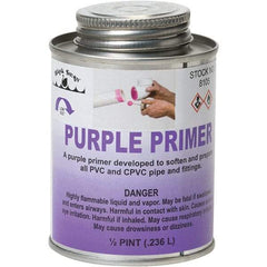 Black Swan - 1/2 Pt All Purpose Primer/Cleaner - Purple, Use with PVC & CPVC - Caliber Tooling