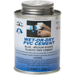 Black Swan - 1/2 Pt Medium Bodied Cement - Blue, Use with PVC - Caliber Tooling