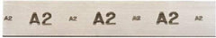 Starrett - 18 Inch Long x 4 Inch Wide x 3/16 Inch Thick, Tool Steel Air Hardening Flat Stock - + 0.250 Inch Long Tolerance, + 0.000-0.005 Inch Wide Tolerance, +/- 0.001 Inch Thickness Tolerance, +/- 0.001 Inch Square Tolerance, AISI Type A2 Air Hardening - Caliber Tooling