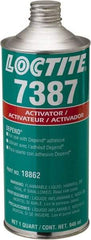 Loctite - 32 Fl Oz, Amber Adhesive Activator - Caliber Tooling