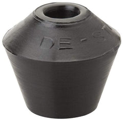 De-Sta-Co - 0.79" Max Diam, 1/4-2 Thread, Polyurethane, Screw On, Flat Tip, Clamp Spindle Assembly Replacement Cap - For 1/4" Diam Standard Spindle, 0.69" OAL, 1/2" Surface Diam, 1/2" Hole Depth - Caliber Tooling