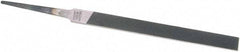 Nicholson - 4" Standard Precision Swiss Pattern Regular Pillar File - Double Cut, With Tang - Caliber Tooling