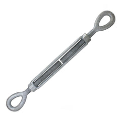 Turnbuckles; Turnbuckle Type: Eye & Eye; Working Load Limit: 800 lb; Thread Size: 5/16-4.5 in; Turn-up: 4.5 in; Closed Length: 9.62 in; Material: Steel; Finish: Galvanized