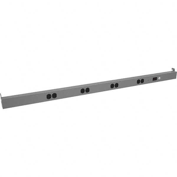 Tennsco - Workbench & Workstation Accessories   Type: Power Bar    For Use With: Tennsco Packing Tables - Caliber Tooling