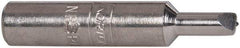 Norton - 0.032" Max Concave Radius Single Point Diamond Dresser - 2" Long x 3/8" Shank Diam - Caliber Tooling