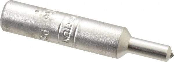 Norton - 1/4" Max Concave Radius Single Point Diamond Dresser - 2" Long x 3/8" Shank Diam - Caliber Tooling