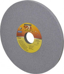 Norton - 8" Diam x 1-1/4" Hole x 3/8" Thick, K Hardness, 60 Grit Surface Grinding Wheel - Aluminum Oxide, Type 1, Medium Grade, 3,600 Max RPM, Vitrified Bond, No Recess - Caliber Tooling