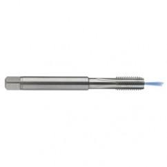 M8x1.0 6H 4-Flute Carbide Semi-Bottoming 15 degree Spiral Flute Tap-Bright - Caliber Tooling