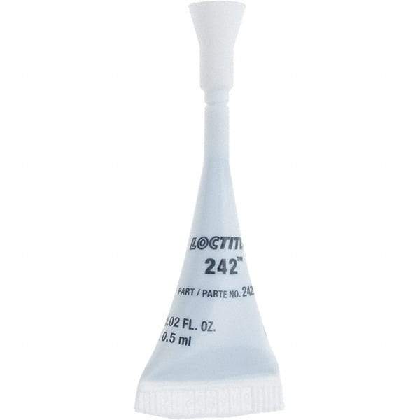 Loctite - 0.5 mL, White, Medium Strength Threadlocker - Series 242 - Caliber Tooling