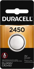 Duracell - Size CR2450, Lithium, Button & Coin Cell Battery - 3 Volts - Caliber Tooling