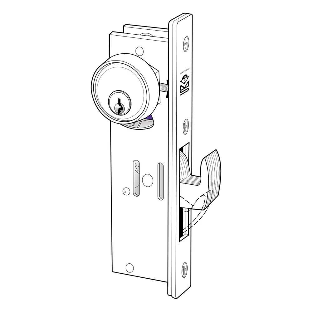 Deadbolts; Type: Deadlock; Key Type: Keyless; Lock Type: Keyless; Mount Type: Surface; Material: Aluminum; Minimum Door Thickness: 1.125 in; Maximum Door Thickness: 2.625 in; Minimum Order Quantity: Aluminum; Material: Aluminum; For Use With: Adams Rite T