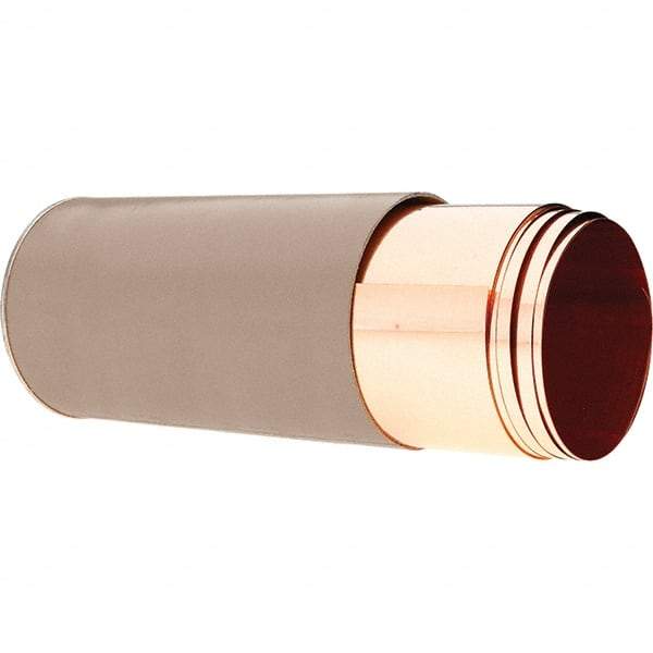 Precision Brand - 100 Inch Long x 6 Inch Wide x 0.005 Inch Thick, Roll Shim Stock - Copper - Caliber Tooling