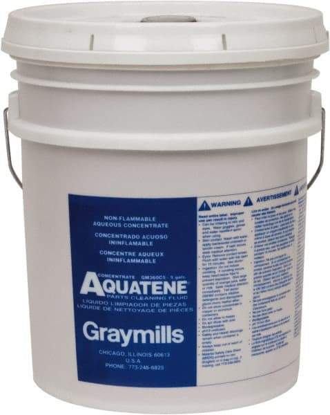 Graymills - 5 Gal Pail Parts Washer Fluid - Water-Based - Caliber Tooling