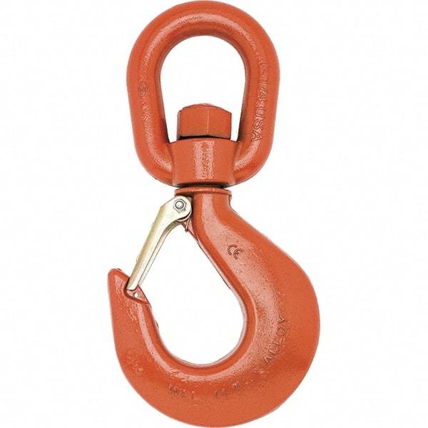 Campbell - Swivel Hoist Hooks Hook Size: #11 Load Limit (Ton): 11.00 - Caliber Tooling