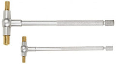 TESA Brown & Sharpe - 3/4 to 2-1/8 Inch, 4-1/4 Inch Overall Length, Telescoping Gage - Satin Chrome Finish - Caliber Tooling