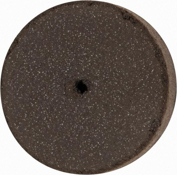 Cratex - 1" Diam x 1/16" Hole x 1/4" Thick, Surface Grinding Wheel - Silicon Carbide, Medium Grade, 25,000 Max RPM, Rubber Bond, No Recess - Caliber Tooling