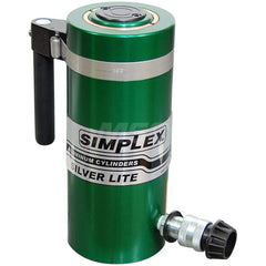 Portable Hydraulic Cylinder: 150 TON Capacity, 184.1 cu in Oil Capacity
