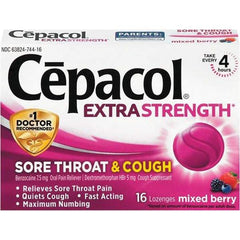 Cepacol - Mixed Berry Flavor Cough Drop Lozenges - Sore Throat Relief - Caliber Tooling