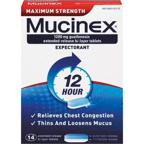 Mucinex - Medi-First Pain Relief Tablets - Cold & Allergy Relief - Caliber Tooling