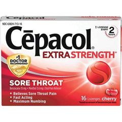 Cepacol - Cherry Flavor Cough Drop Lozenges - Sore Throat Relief - Caliber Tooling