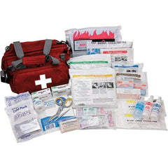 Pac-Kit - 112 Piece, 2 Person, Multipurpose/Auto/Travel First Aid Kit - 14-1/2" Wide x 10" Deep x 10-1/2" High, Nylon Bag - Caliber Tooling