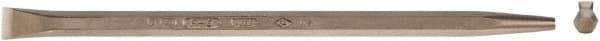 Ampco - 18" OAL Pinch Bar - 1" Wide, Aluminum Bronze - Caliber Tooling