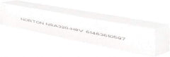 Norton - 320 Grit Aluminum Oxide Square Dressing Stick - 8 x 1 x 1, Extra Fine Grade, Vitrified Bond - Caliber Tooling